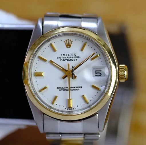 Durable Replica Rolex Datejust 6827 Caliber 2135 Automatic Movement 31mm Yellow Gold Case Watch