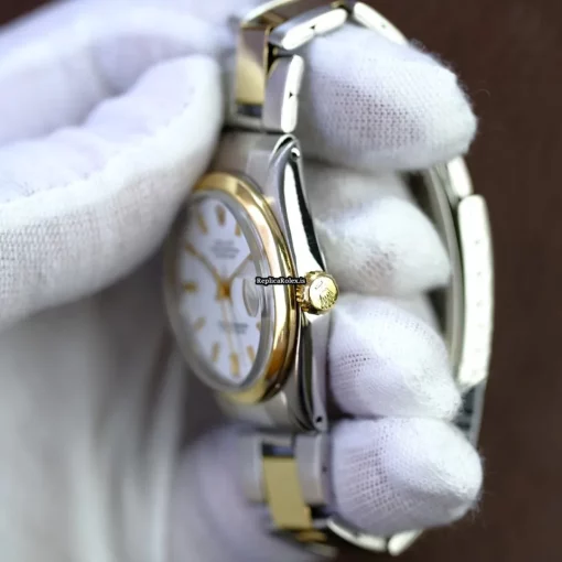 Durable Replica Rolex Datejust 6827 Caliber 2135 Automatic Movement 31mm Yellow Gold Case Watch - Image 7