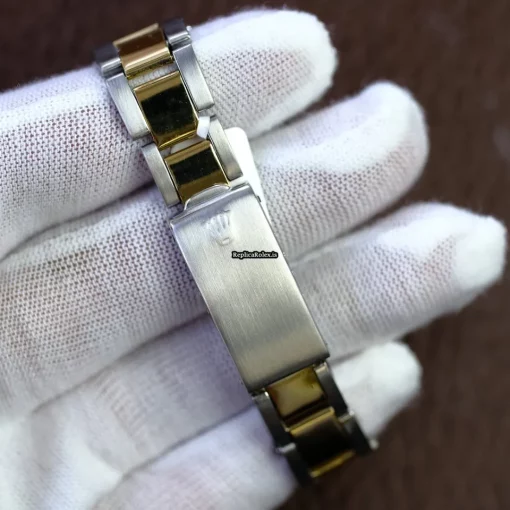 Durable Replica Rolex Datejust 6827 Caliber 2135 Automatic Movement 31mm Yellow Gold Case Watch - Image 8