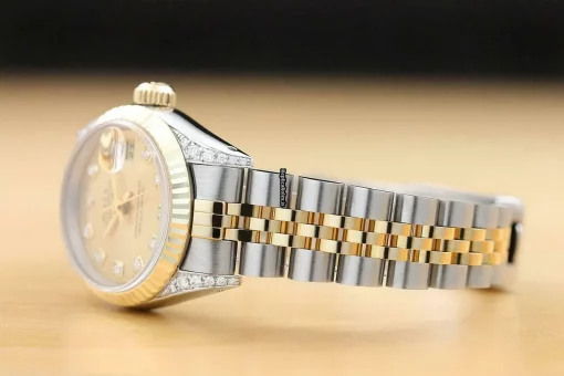 Wholesale Replica Rolex Lady-datejust 69173 Caliber 2135 Automatic Movement 26mm Steel Case Womens Watch - Image 4