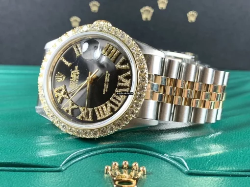 Offering Replica Rolex Datejust 16013 Caliber 3035 Automatic Movement 36mm Gold/steel Case Mens/unisex Watch - Image 2