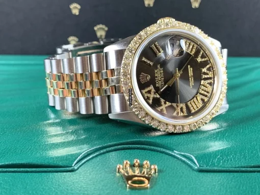 Offering Replica Rolex Datejust 16013 Caliber 3035 Automatic Movement 36mm Gold/steel Case Mens/unisex Watch - Image 3