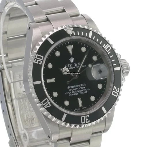 Neat Replica Rolex Submariner Date 16610 Caliber 3135 Automatic Movement 40mm Steel Case Mens/unisex Watch - Image 7