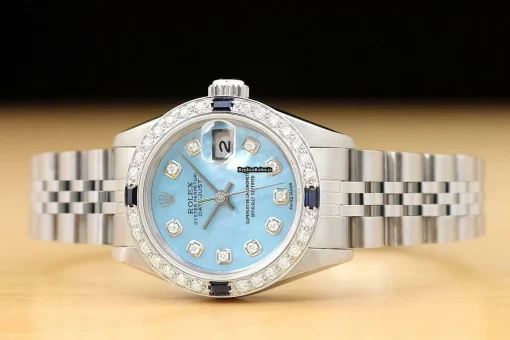 Stylish Replica Rolex Lady-datejust 69174 Caliber 2135 Automatic Movement 26mm Steel Case Womens Watch - Image 3