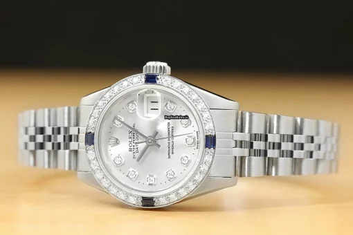 Fantastic Fake Rolex Lady-datejust 69174 Caliber 2135 Automatic Movement 26mm Steel Case Womens Watch - Image 3