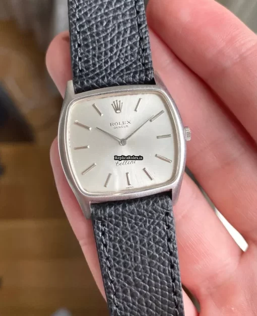 Mind-boggling Fake Rolex Cellini 3805 Caliber 1600 Manual Winding Movement 31mm White Gold Case Mens/unisex Watch - Image 3