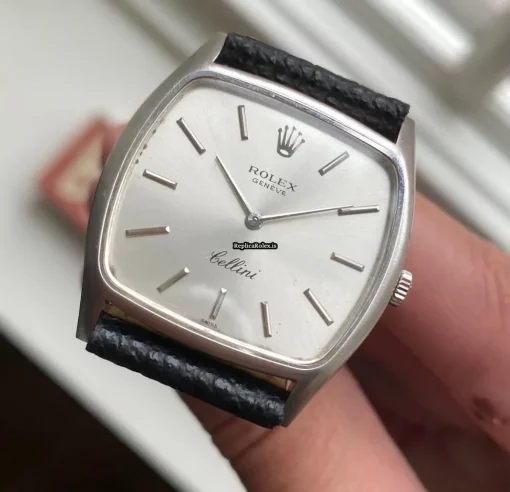 Mind-boggling Fake Rolex Cellini 3805 Caliber 1600 Manual Winding Movement 31mm White Gold Case Mens/unisex Watch - Image 5