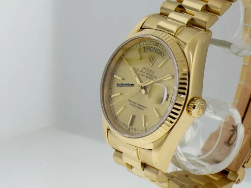Wonderful Knockoff Rolex Day-date 36 18038 Automatic Movement 36mm Yellow Gold Case Mens/unisex Watch