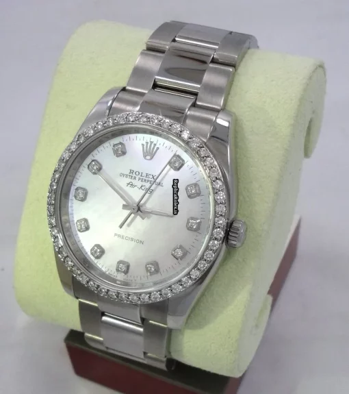 Mind-boggling Replica Rolex Air King 114200 Automatic Movement 34mm Steel Case Watch - Image 2