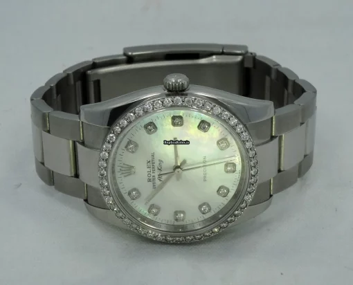 Mind-boggling Replica Rolex Air King 114200 Automatic Movement 34mm Steel Case Watch - Image 8