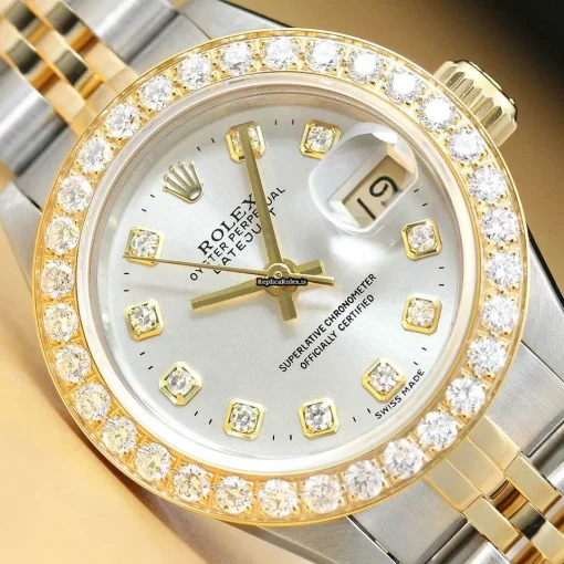 Top Replica Rolex Lady-datejust 69173 Caliber 2135 Automatic Movement 26mm Steel Case Womens Watch