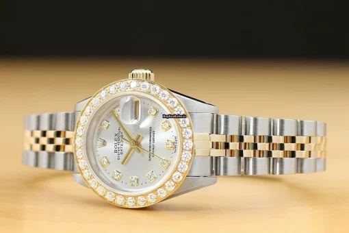 Top Replica Rolex Lady-datejust 69173 Caliber 2135 Automatic Movement 26mm Steel Case Womens Watch - Image 2