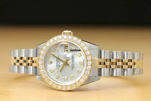 Top Replica Rolex Lady-datejust 69173 Caliber 2135 Automatic Movement 26mm Steel Case Womens Watch - Image 3