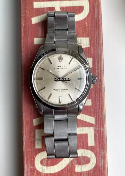 Fabulous Replicas Rolex Oyster Perpetual 34 1002 Caliber 1570 Automatic Movement 34mm Steel Case Mens/unisex Watch - Image 3