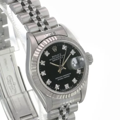 Top Replica Rolex Lady-datejust 69174 Caliber 2135 Automatic Movement 26mm Steel Case Womens Watch - Image 4