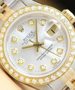 Luxury Fake Rolex Lady-datejust 69173 Caliber 2135 Automatic Movement 26mm Steel Case Womens Watch