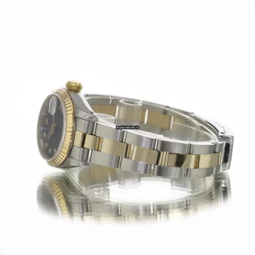 Inexpensive Fake Rolex Lady-datejust 69173 Caliber 2135 Automatic Movement 26mm Gold/steel Case Womens Watch - Image 12