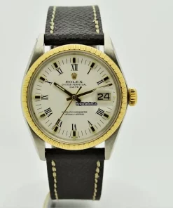 Fabulous Replica Rolex Oyster Perpetual Date 1505 Caliber 1570 Automatic Movement 34mm Gold/steel Case Mens/unisex Watch