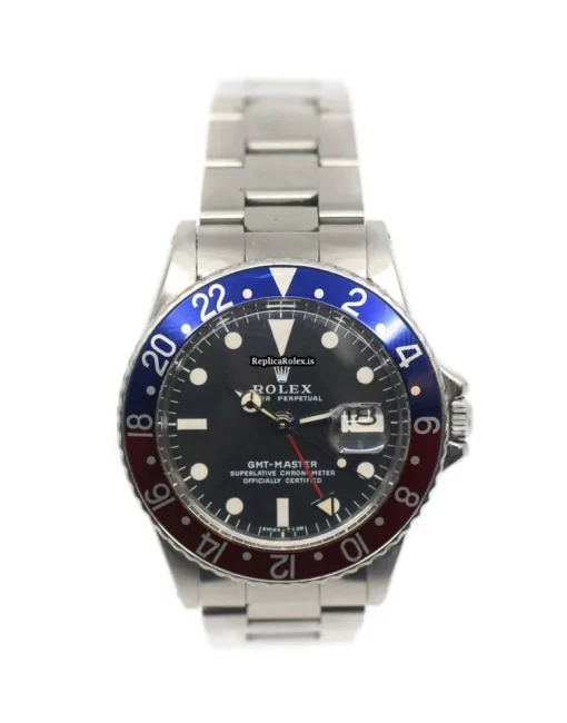 Marvellous Fake Rolex Gmt-master 1675 Caliber 1570 Automatic Movement 40mm Steel Case Mens/unisex Watch
