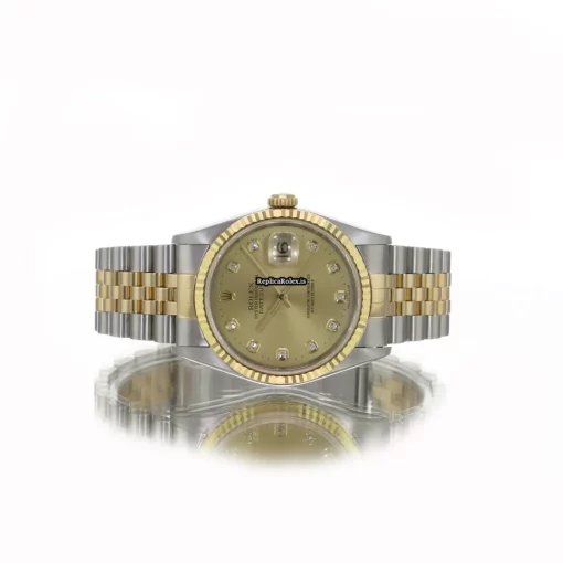 Distinctive Replica Rolex Datejust 16233 Caliber 3135 Automatic Movement 36mm Gold/steel Case Mens/unisex Watch - Image 10