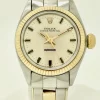 Affordable Fake Rolex Oyster Perpetual 26 6718 Caliber 2030 Automatic Movement 24mm Gold/steel Case Womens Watch