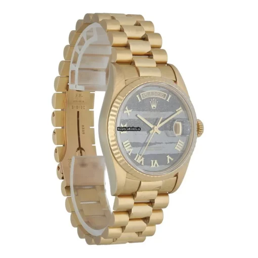 Incredible Fake Rolex Day-date 36 18238 Automatic Movement 36mm Yellow Gold Case Mens/unisex Watch - Image 3