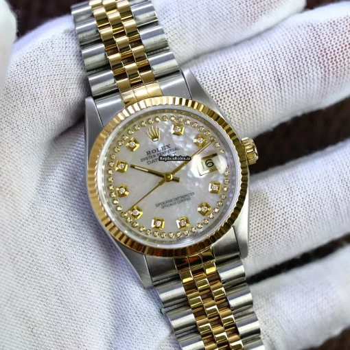 Best Replica Rolex Datejust 16233 Caliber 3135 Automatic Movement 36mm Gold/steel Case Mens/unisex Watch - Image 4