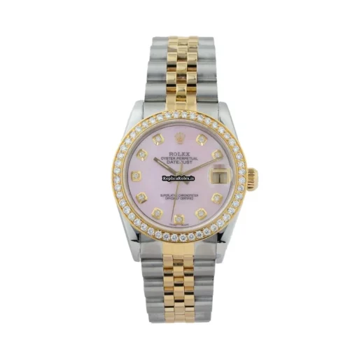 Wonderful Replica Rolex Lady-datejust 68273 Caliber 2135 Automatic Movement 31mm Gold/steel Case Womens Watch