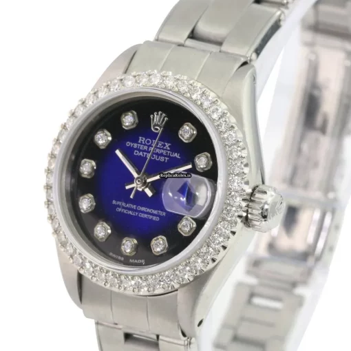 Inexpensive Replica Rolex Datejust Caliber 2135 Automatic Movement 26mm Steel Case Womens Watch