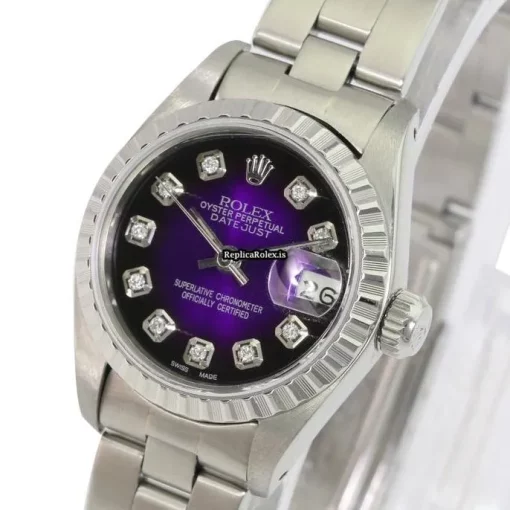 Superb Replica Rolex Lady-datejust 6917 Caliber 2030 Automatic Movement 26mm Gold/steel Case Womens Watch