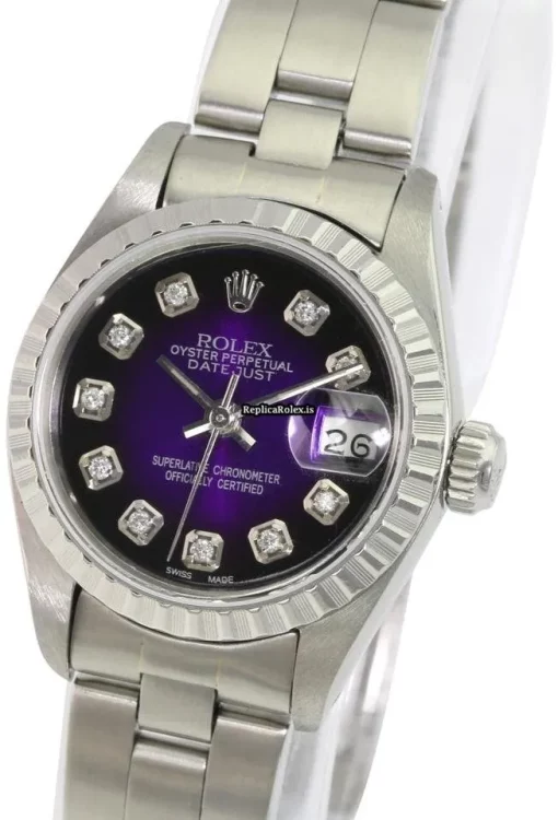 Superb Replica Rolex Lady-datejust 6917 Caliber 2030 Automatic Movement 26mm Gold/steel Case Womens Watch - Image 2
