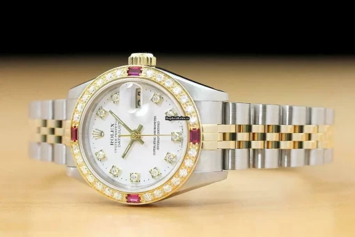 Special Copy Rolex Lady-datejust 69173 Caliber 2135 Automatic Movement 26mm Steel Case Womens Watch - Image 2