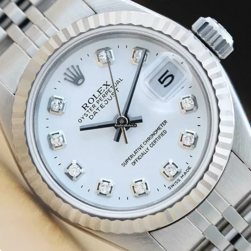 Wonderful Replica Rolex Lady-datejust 69174 Caliber 2135 Automatic Movement 26mm Steel Case Womens Watch