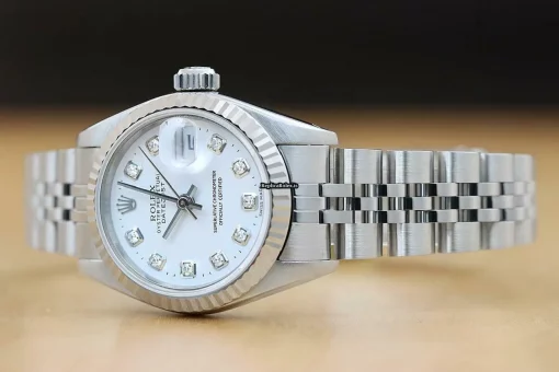 Wonderful Replica Rolex Lady-datejust 69174 Caliber 2135 Automatic Movement 26mm Steel Case Womens Watch - Image 2