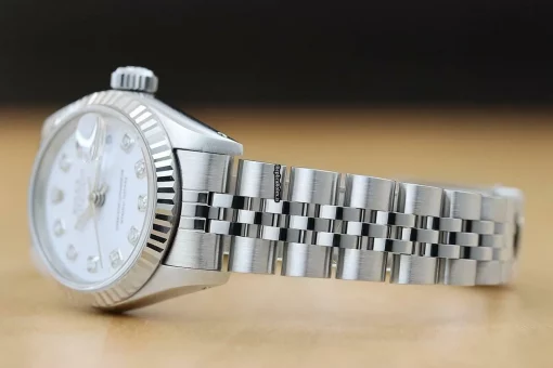 Wonderful Replica Rolex Lady-datejust 69174 Caliber 2135 Automatic Movement 26mm Steel Case Womens Watch - Image 3
