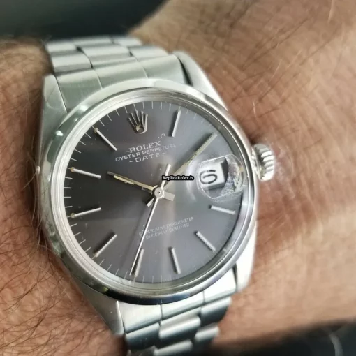 Fabulous Imitation Rolex Oyster Perpetual Date Caliber 1570 Automatic Movement 35mm Steel Case Mens/unisex Watch - Image 12