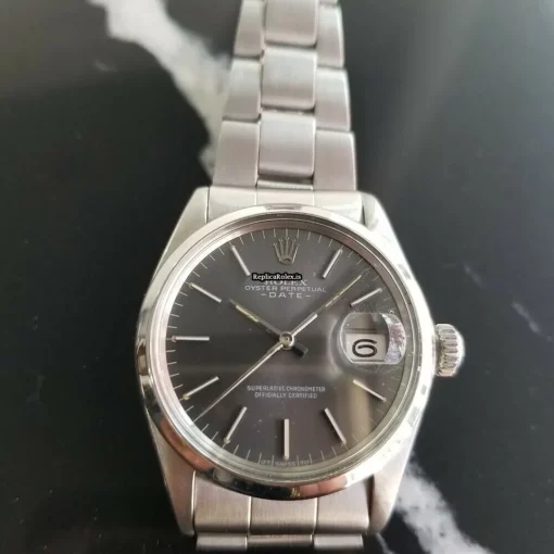 Fabulous Imitation Rolex Oyster Perpetual Date Caliber 1570 Automatic Movement 35mm Steel Case Mens/unisex Watch - Image 3