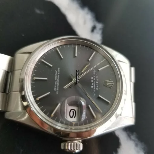 Fabulous Imitation Rolex Oyster Perpetual Date Caliber 1570 Automatic Movement 35mm Steel Case Mens/unisex Watch - Image 4