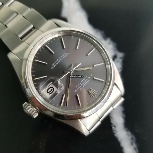 Fabulous Imitation Rolex Oyster Perpetual Date Caliber 1570 Automatic Movement 35mm Steel Case Mens/unisex Watch - Image 5