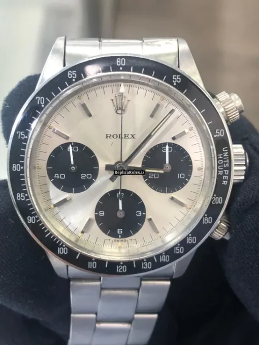 Recommend Clone Rolex Daytona 6240 Valjoux Caliber 727 Manual Winding Movement 37mm Steel Case Mens/unisex Watch
