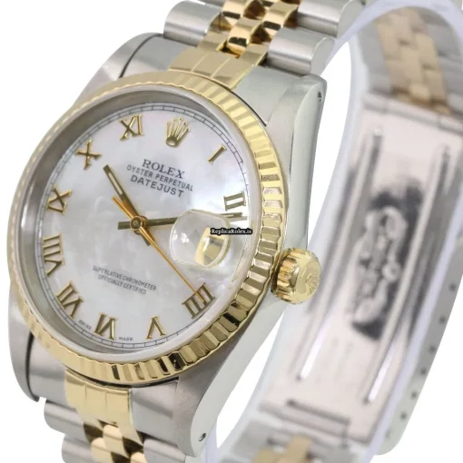 Aaa Replica Rolex Datejust 16233 Caliber 3135 Automatic Movement 36mm Gold/steel Case Mens/unisex Watch - Image 3