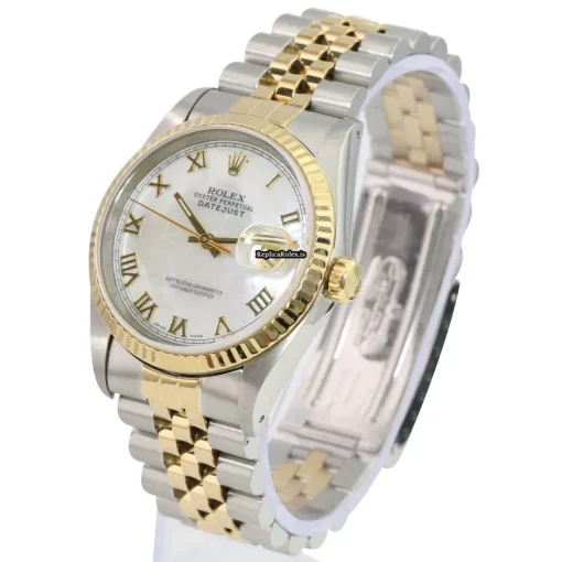 Aaa Replica Rolex Datejust 16233 Caliber 3135 Automatic Movement 36mm Gold/steel Case Mens/unisex Watch - Image 6
