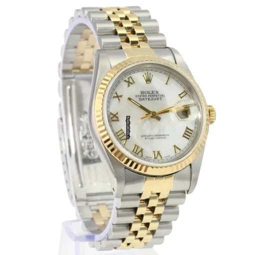 Aaa Replica Rolex Datejust 16233 Caliber 3135 Automatic Movement 36mm Gold/steel Case Mens/unisex Watch - Image 8