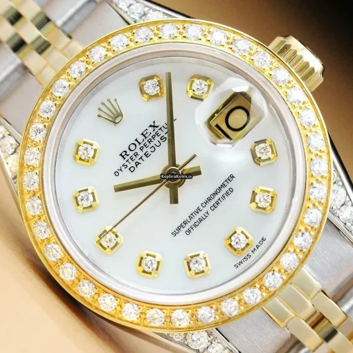 Inexpensive Replica Rolex Lady-datejust 6917 Caliber 2030 Automatic Movement 26mm Steel Case Womens Watch
