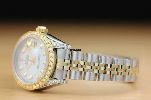 Inexpensive Replica Rolex Lady-datejust 6917 Caliber 2030 Automatic Movement 26mm Steel Case Womens Watch - Image 4