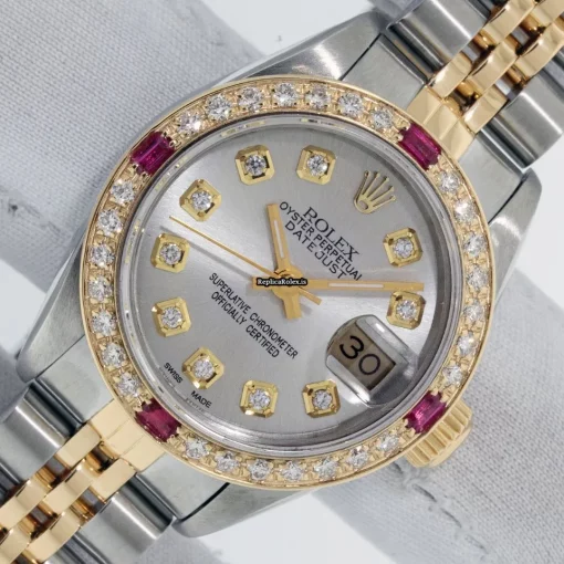 Incredible Replica Rolex Lady-datejust 69173 Caliber 2135 Automatic Movement 26mm Gold/steel Case Womens Watch