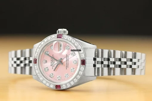 Pleasing Replica Rolex Lady-datejust 6917 Caliber 2030 Automatic Movement 26mm Steel Case Womens Watch - Image 2