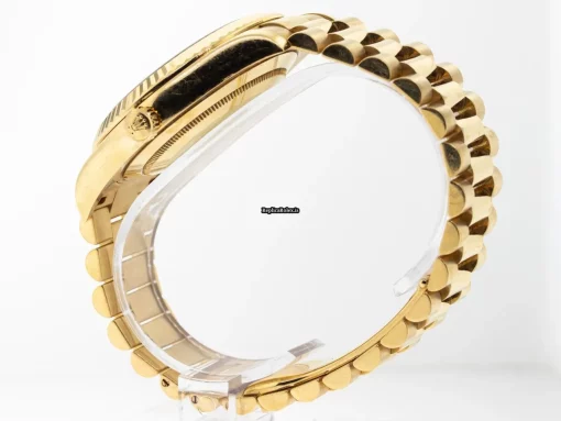 Neat Fake Rolex Day-date II 218238 Caliber 3156 Automatic Movement 41mm Yellow Gold Case Mens/unisex Watch - Image 3
