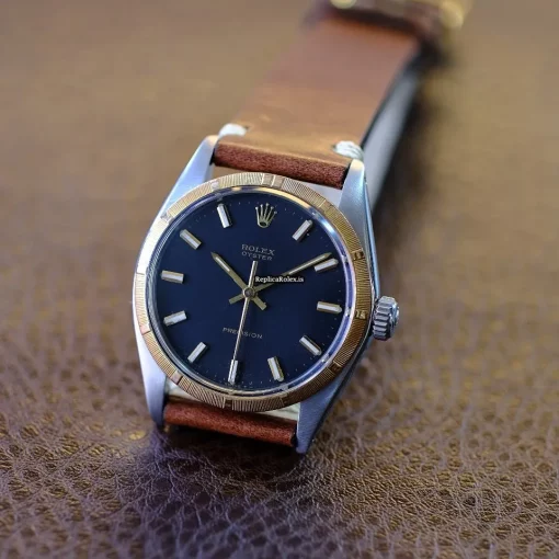 Nice Replica Rolex Oyster Precision 6426 Caliber 1225 Manual Winding Movement 34x42mm Steel Case Mens/unisex Watch - Image 2