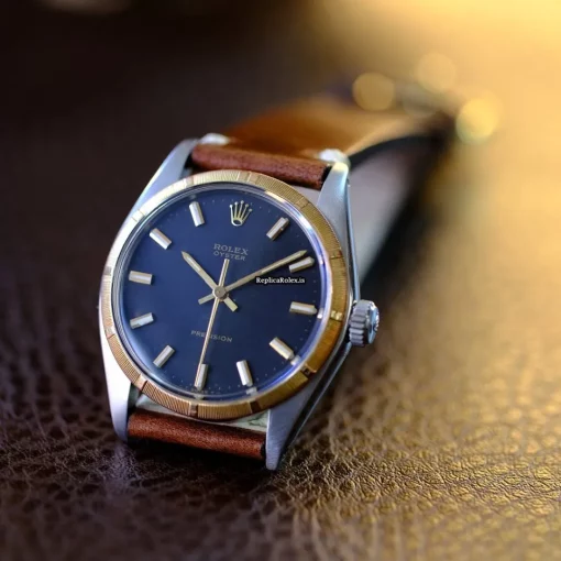 Nice Replica Rolex Oyster Precision 6426 Caliber 1225 Manual Winding Movement 34x42mm Steel Case Mens/unisex Watch - Image 6